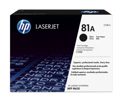 Toner HP 81A Black 10.5k CF281A